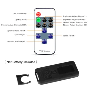 USB 5V Remote Control Dimmable Pure Silicone Tube COB Neon LED Strip Light Waterproof For Garden Bedroom Kitchen Backlight Decor - Image 6